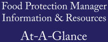 Food protection manager information and resources image